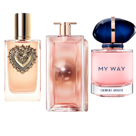 Dolce & Gabbana Devotion, My Way Giorgio Armani, Lancôme Idôle 100ml